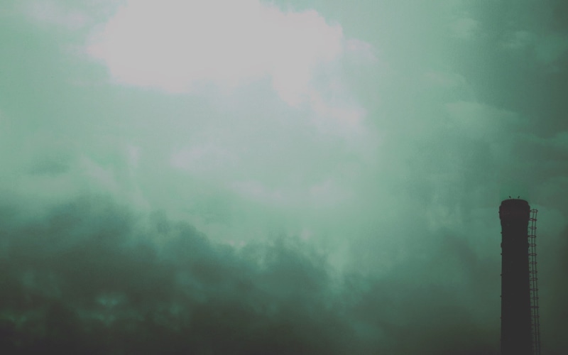 cloud - sky, nature, low angle view, 720P, beauty in nature, outdoors, environment, pollution, sky, factory, day, filter, no people, smog, smoke - physical structure