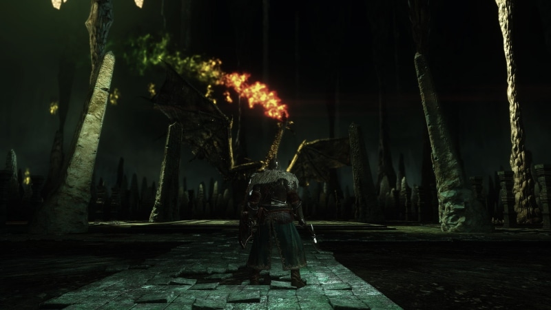 night, Dark Souls, tree, no people, nature, religion, male likeness, human representation, craft, spirituality, tekken, architecture, representation, art and craft