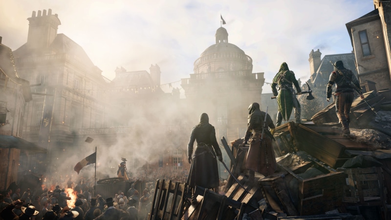 screenshot, PC, game, 5k, review, stealth action game, Xbox One, Assassin’s Creed: Unity, PS4, 4K, gameplay, city, 4k