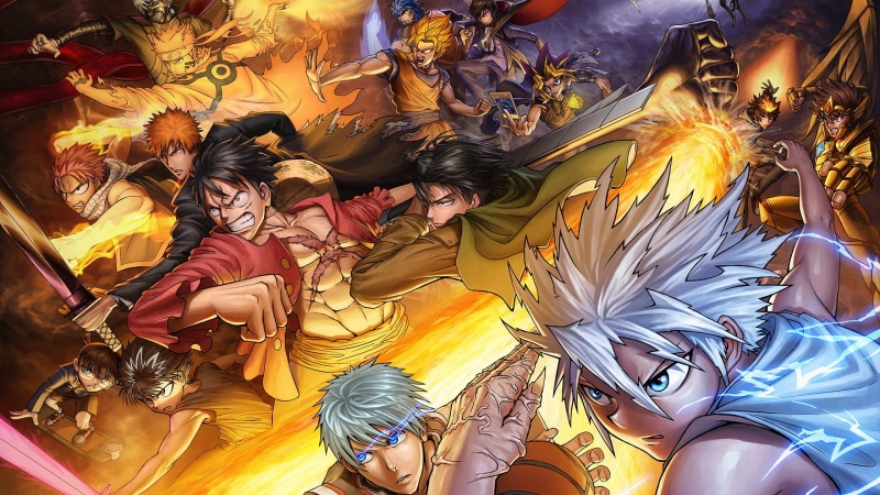indoors, Killua Zoldyck, Kurosaki Ichigo, Yugi Mutou, Shingeki no Kyojin, fun, Uzumaki Naruto, celebration, carnival - celebration event, Edogawa Conan