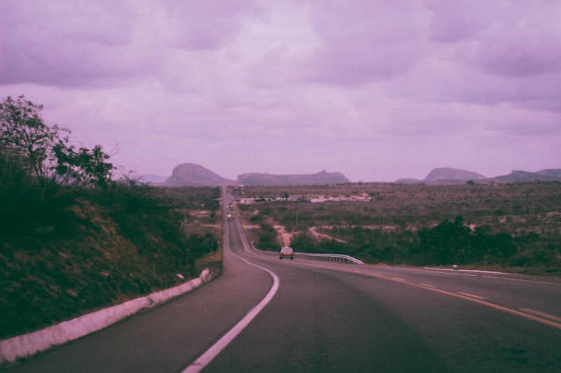 ride, environment, road, trees, nature, cloud - sky, scenics - nature, travel destinations, no people, dividing line, tumblr, highway, vintage, brazil