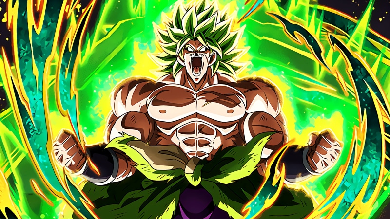 Movie, Broly (Dragon Ball), Dragon Ball Super: Broly, Super Saiyan Green, 4K