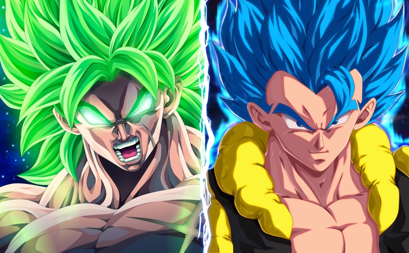 Gogeta (Dragon Ball), Dragon Ball, Broly (Dragon Ball), Dragon Ball Super, 5K