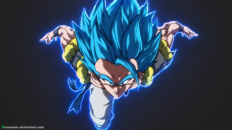 Super Saiyan Blue, Movie, 1080P, Dragon Ball Super: Broly, Gogeta (Dragon Ball)