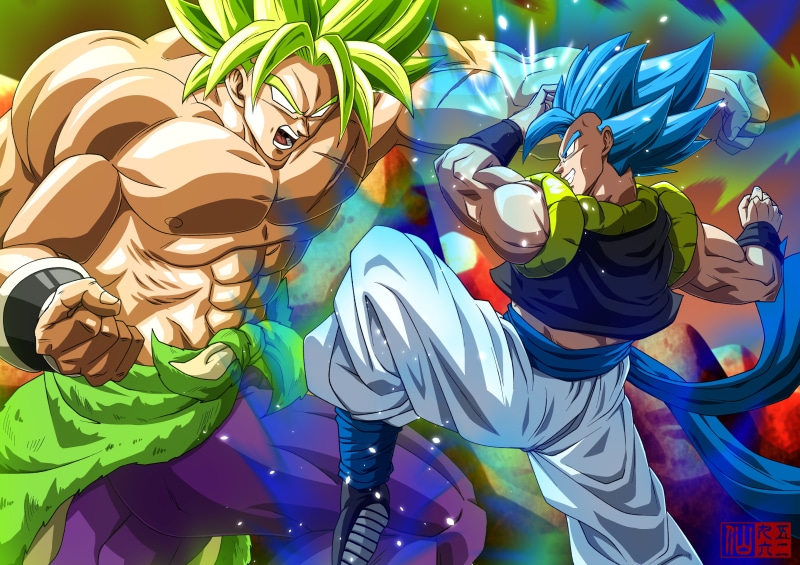 Movie, Broly (Dragon Ball), Super Saiyan Blue, Dragon Ball Super: Broly, 2K, Gogeta (Dragon Ball)