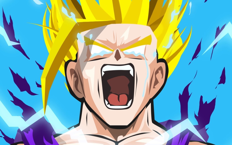 Super Saiyan 2, Gohan (Dragon Ball), 1080P, Dragon Ball Z, Dragon Ball