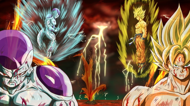 Dragon Ball, 1080P, Frieza (Dragon Ball), Goku, Dragon Ball Z
