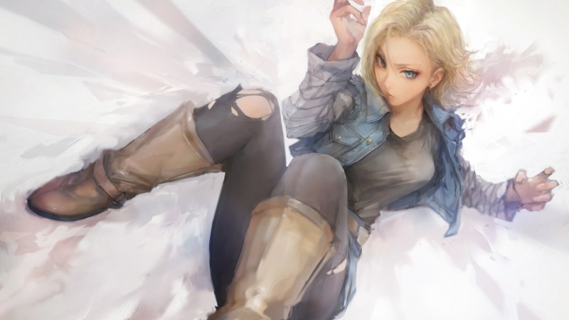 Android 18, anime girls, anime, Dragon Ball Z, Dragon Ball, 1080P