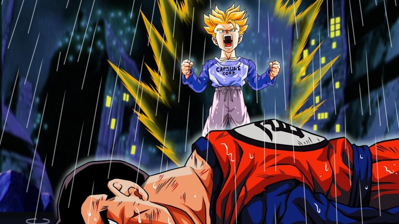 night, 1080P, illuminated, outdoors, representation, architecture, saiyan, costume, multi colored, Dragon Ball Z, human representation, clothing