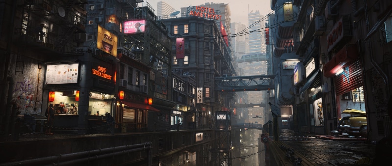 cyberpunk, 4K, 4K, ultrawide