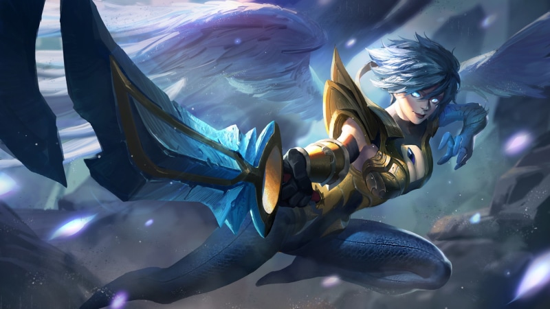 fantasy art, sword, 1920x1080 px, armor, magic, riven, Warrior, legends, people, fantasy, hd, px, glasses, league, 1080P, x, Riven (League of Legends)