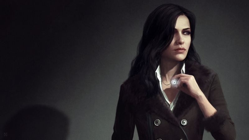 The Witcher, The Witcher 3: Wild Hunt, 1080P, trench coat, Yennefer, video game characters, Yennefer of Vengerberg