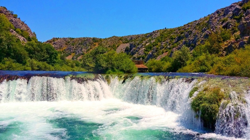 river, hd, near, 2K, waterfall, zrmanja, croatia, muskovici