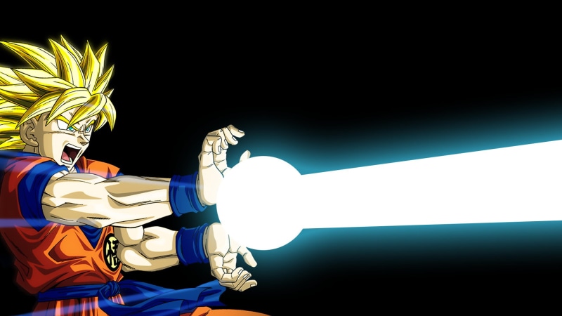 art and craft, studio shot, human representation, copy space, Kamehameha, computer Graphic, Dragon Ball Z, sky, no people, representation, son, 1080P