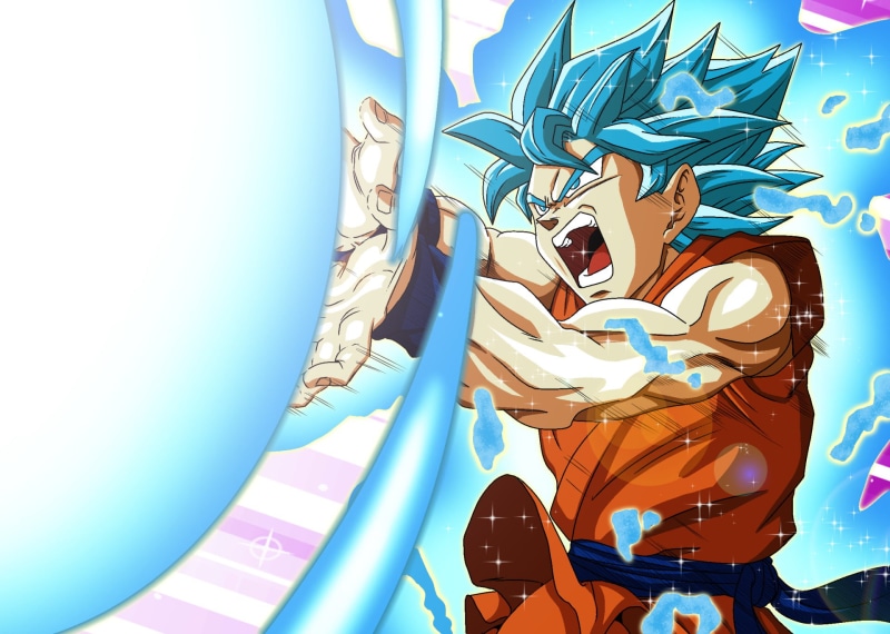 art and craft, blue, representation, close-up, human representation, outdoors, low angle view, SSGSS Goku, nature, creativity, no people, Kamehameha, sunlight