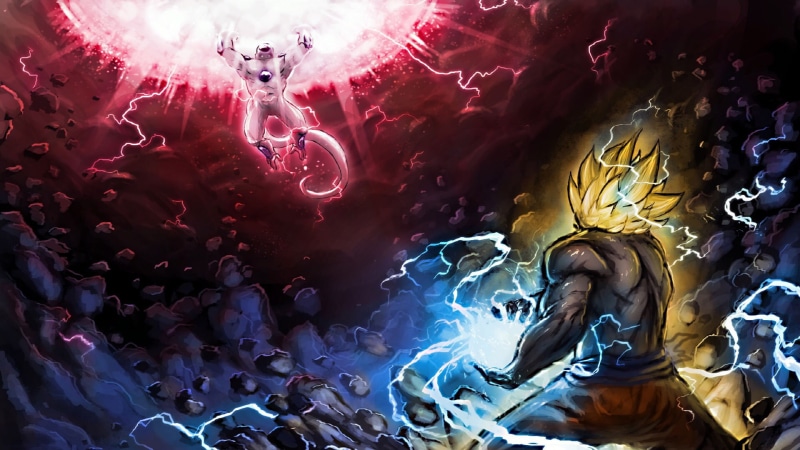 Dragon Ball, za, Super Saiyan, 1080P, Kamehameha, Son Goku