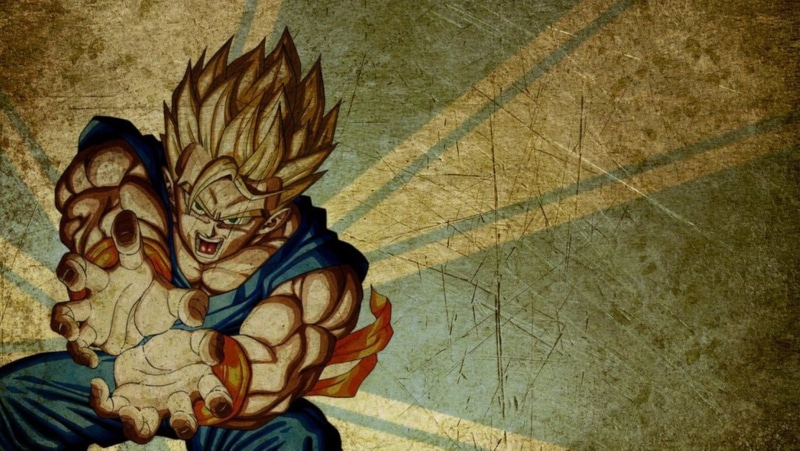 wall, outdoors, day, dragon ball super saiyan kamehameha, craft, representation, textured, statue, art and craft, built structure, old, pattern, sculpture