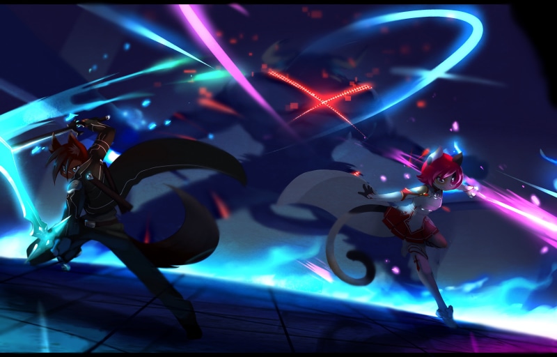 event, multi colored, glowing, no people, 2K, night, Sword Art Online, lighting equipment, Anthro, stage, illuminated, celebration, enjoyment, nightlife