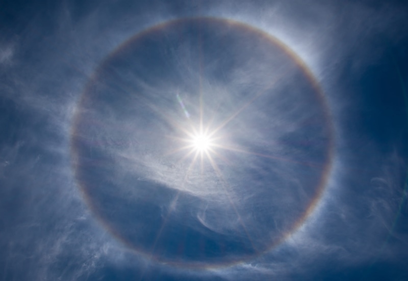 beauty in nature, halo solar, arc, circle, paraguay, bright, antelia, no people, sunlight, outdoors, cloud - sky, refraction, 2K, solar, rainbow, sky