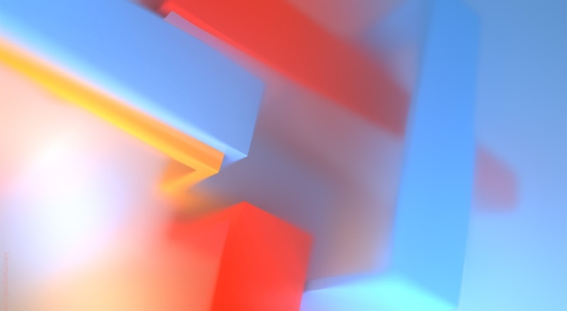 red, light - natural phenomenon, shape, orange color, abstract backgrounds, no people, blue, 1080P, creativity, backgrounds, motion, studio shot, artwork