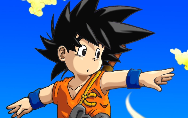 son, character, poster, person, goku, dragon ball, 1080P, kid
