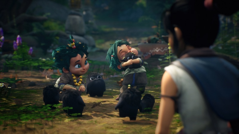 Beni, Kena: Bridge of Spirits, Kena, 4K, 4K, Saiya, Game CG, Rot
