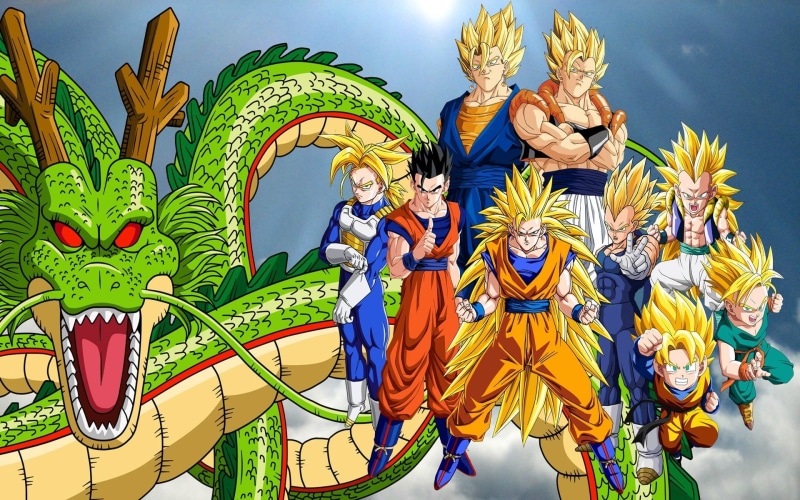 Ultimate Gohan, Gogeta, Super Saiyan, Gotenks, Vegito, Dragon Ball, Shenron, Super Saiyan 3, Vegeta, Trunks (character), 1080P