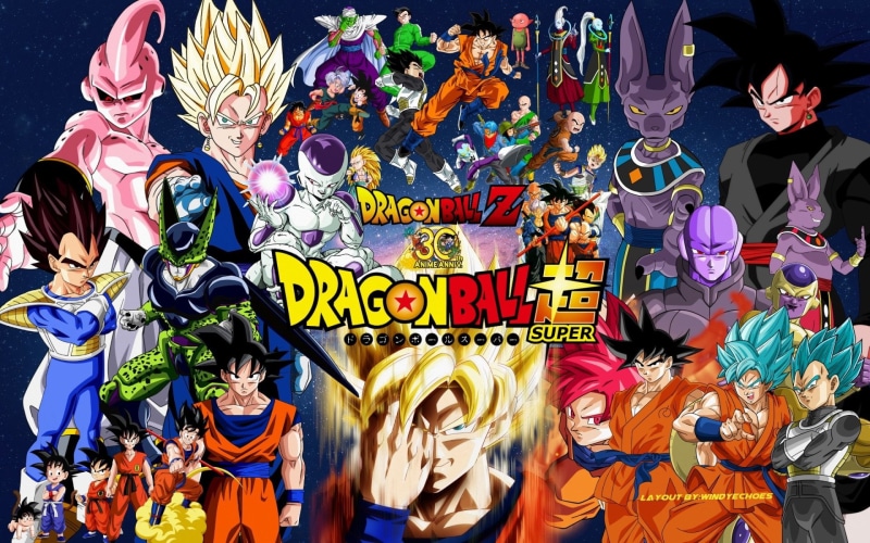SSGSS Vegeta, Gohan (Dragon Ball), Gotenks (Dragon Ball), Krillin (Dragon Ball), Jaco Teirimentenpibosshi, Dragon Ball, Majin Buu, Frieza (Dragon Ball)