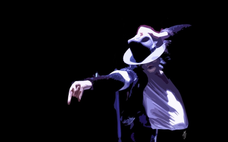 festival, studio shot, Michael Jackson, black background, mask, night, 1080P, costume, standing, indoors, jackson, stage, one person, unrecognizable person