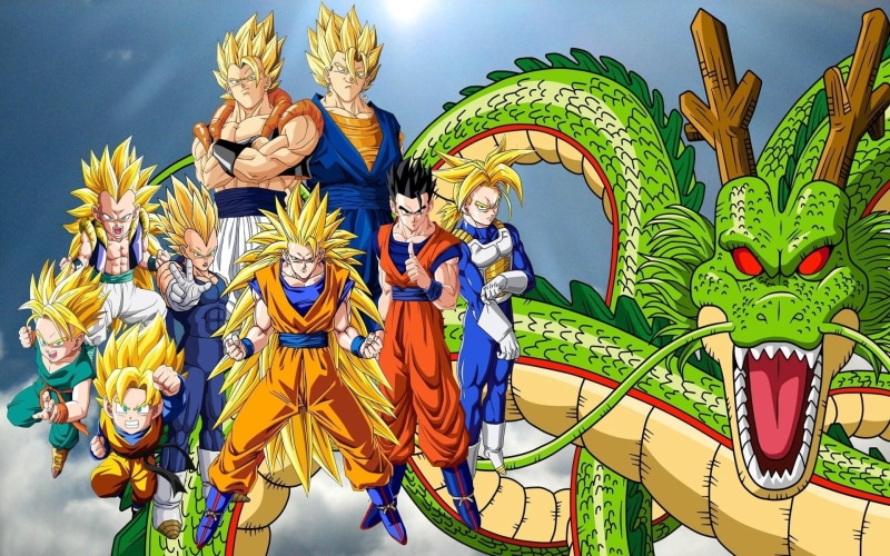 multi Colored, statue, ornate, craft, art, Goku, mythology, Dragon Ball, mural, religion, god, pattern, Dragon Ball Z, sculpture, cultures, dragon
