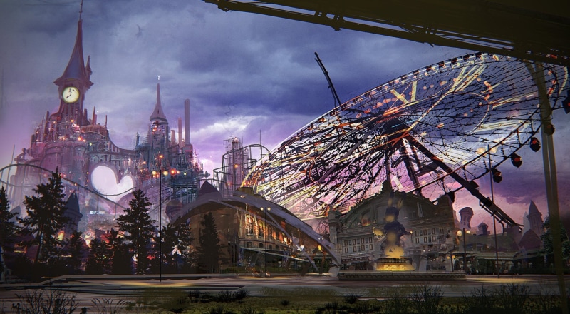 Fantasy, 1080P, Amusement Park, Video Game, NieR: Automata