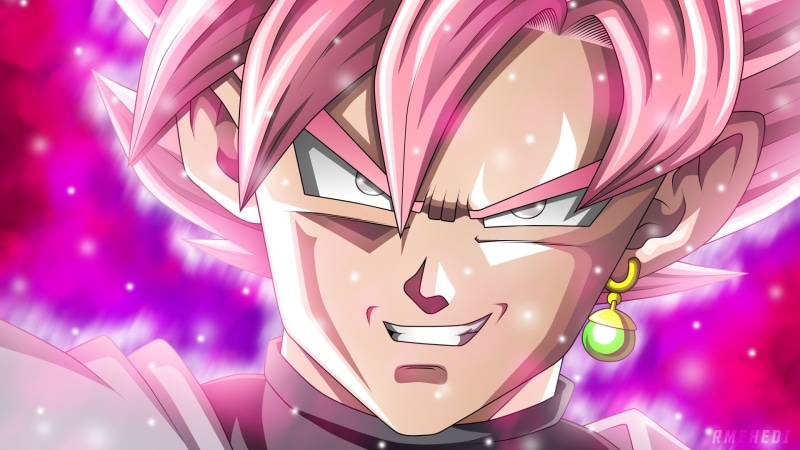 Super Saiyajin Rosé, Black Goku, Dragon Ball, Dragon Ball Super, 1080P