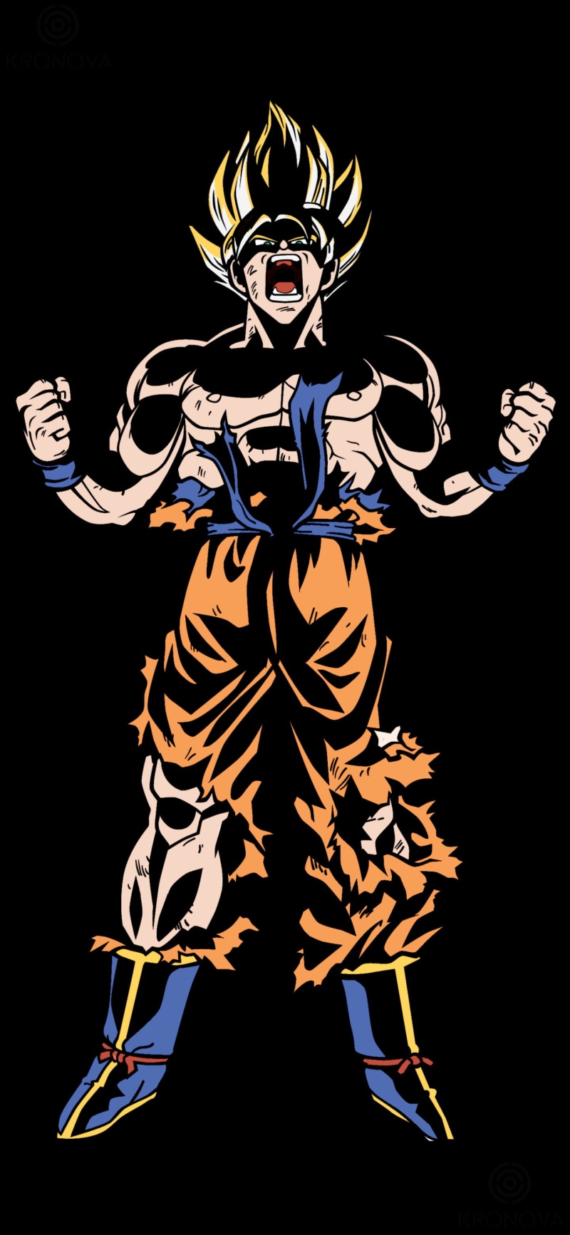 Son Goku, anime, black, manga, Dragon Ball Z, 2K, Dragon Ball