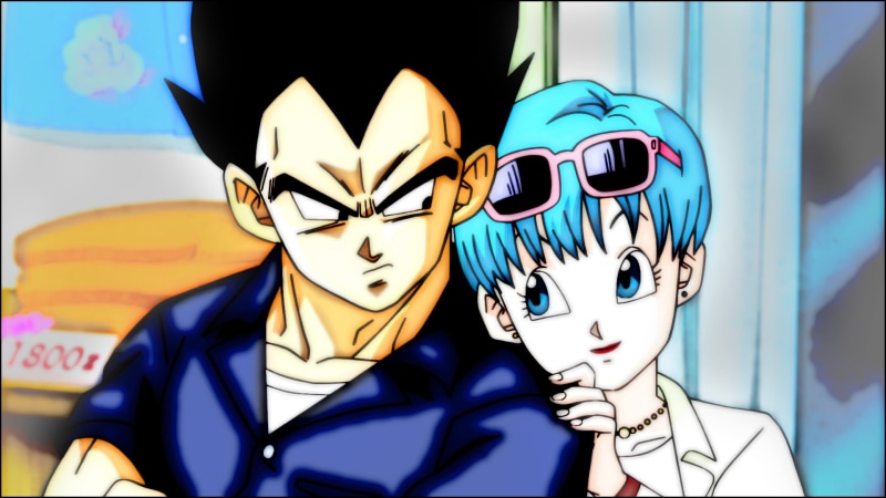 couple, Dragon Ball Super, Vegeta, Dragon Ball Z, Bulma, 1080P