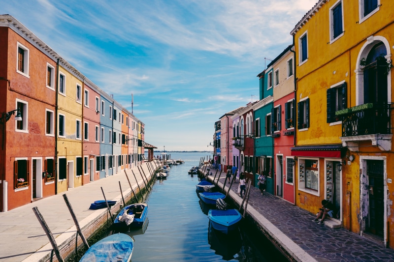 Houses, urban Scene, tourism, europe, italy, post, travel Destinations, old, nature, built Structure, blue, street, town, in a row, moored, vacations, city