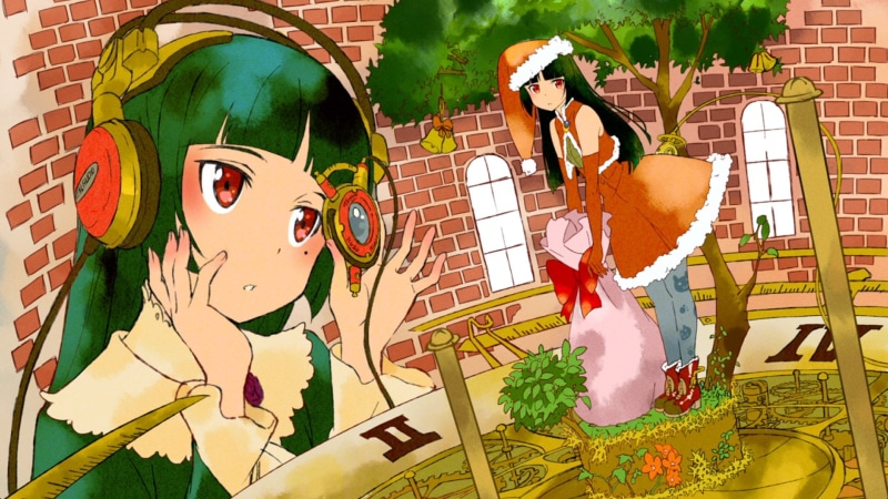 Gokou Ruri, front or back yard, architecture, green color, plant, 1080P, Ore no Imouto ga Konnani Kawaii Wake ga Nai, anime, built structure, human representation