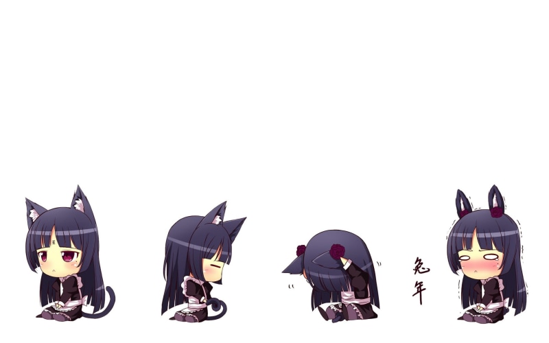 representation, studio shot, anime, high angle view, group of people, disguise, copy space, people, indoors, 1080P, chibi, creativity, human representation