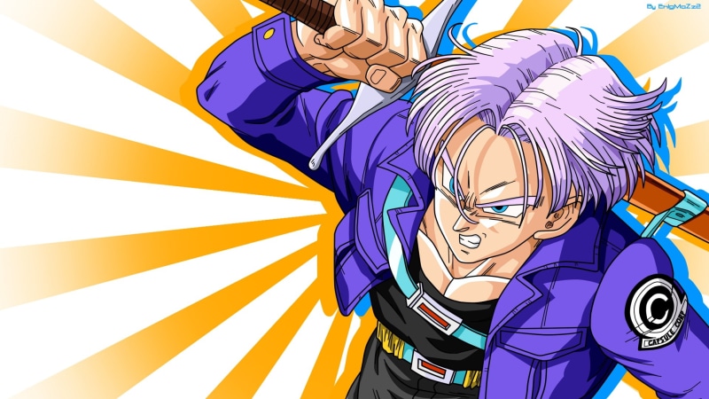 hd, trunks, anime, Games, dragonball, future, DBZ, art, 1080P, Budokai