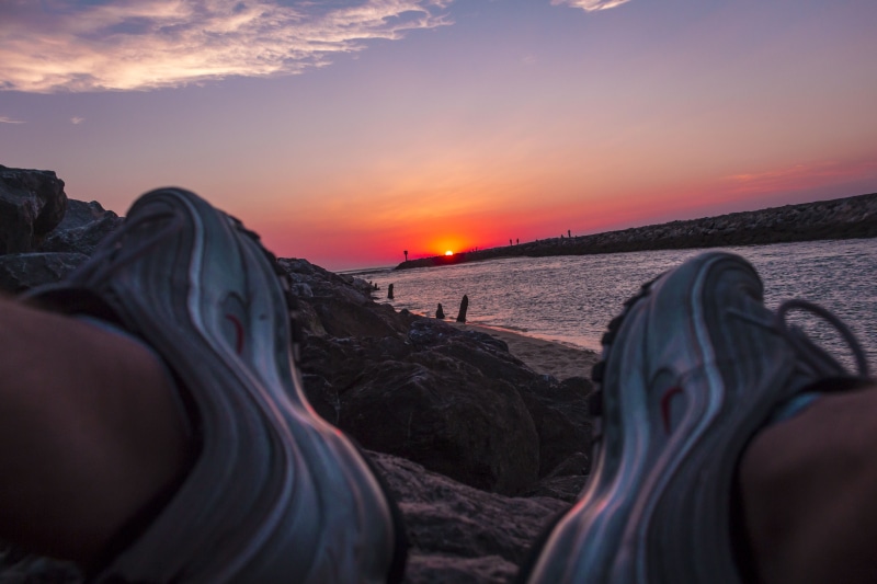 outdoors, tranquility, cloud - sky, scenics - nature, sky, real people, beauty in nature, chilling, human body part, water, hypebeast, hype, incidental people