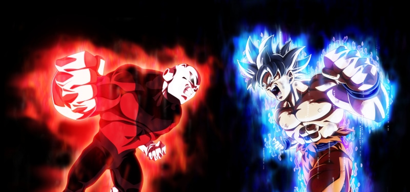 Goku, Dragon Ball Super, 8K, Ultra Instinct (Dragon Ball), Jiren (Dragon Ball), Dragon Ball