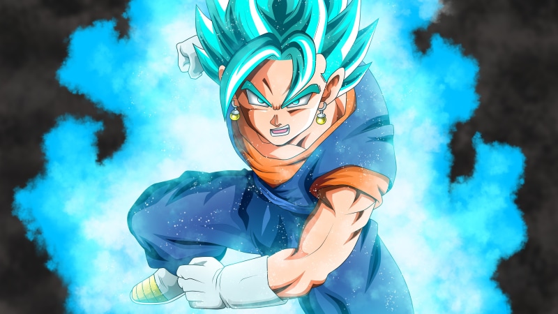 blue, hit jiren, mangaka, fictional character, sky, dragon, cool, computer, illustration, vegetto, art, girl, vegeto, ball, artwork, 4K, anime