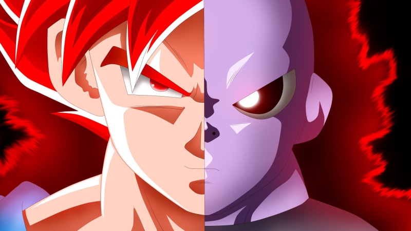 Dragon Ball Super, Jiren (Dragon Ball), studio shot, mannequin, human representation, no people, shape, design, red, mask, representation, mask - disguise