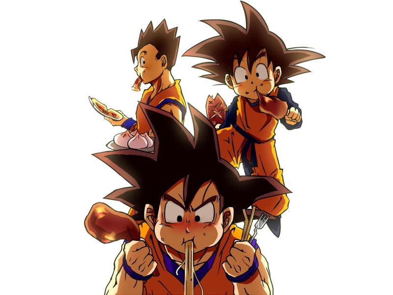 human representation, low angle view, festival, nature, sky, studio shot, representation, art and craft, craft, Dragon Ball Z, 1080P, gohan, Dragon Ball