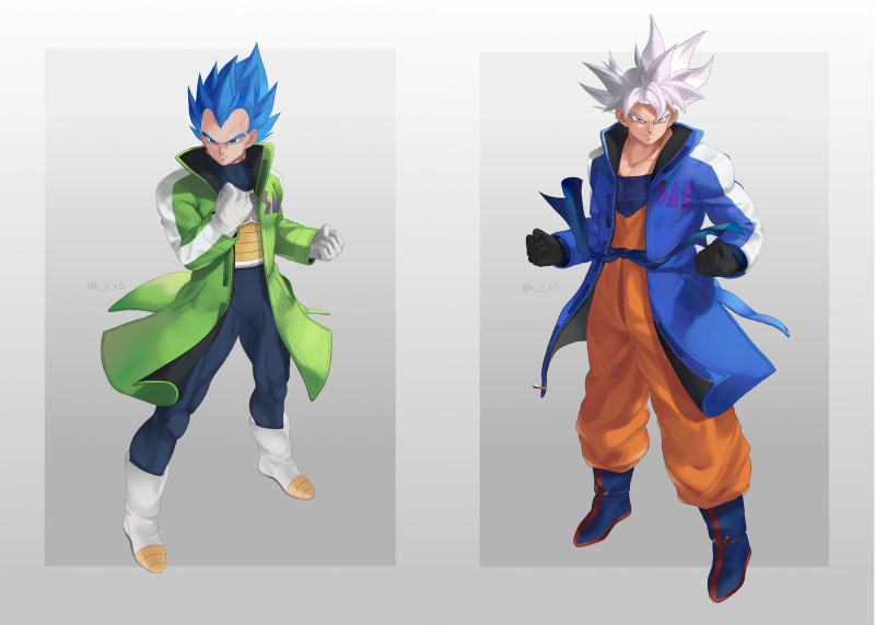 Goku, Vegeta (Dragon Ball), Super Saiyan Blue, Dragon Ball Super: Broly, Movie, 2K
