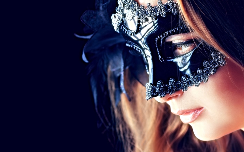 Girl, 2K, Eyes, Mask, Mysterious, Mouth