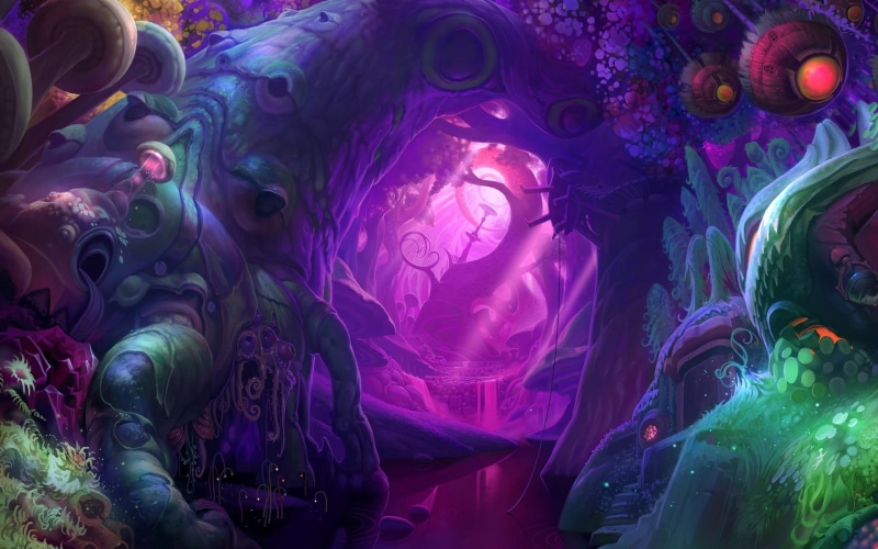 indoors, art and craft, multi colored, nature, fantasy art, creativity, purple, choice, close-up, underwater, sea, Mystery, colorful, full frame