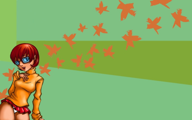 scooby, drawing, cartoon/comic, velma, 720P, hd, doo