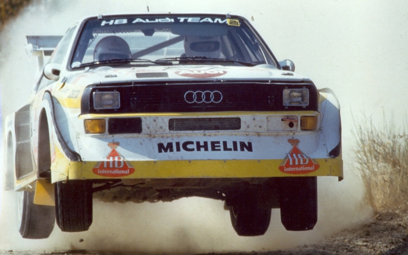 text, car, sports, retro styled, motor vehicle, western script, rusty, transportation, audi quattro, old, Audi Sport Quattro S1, old car, 1080P, technology