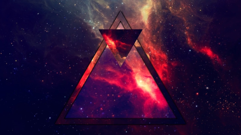 star - space, outdoors, nature, science, night, space, red, abstract, beauty in nature, nebula, cloud - sky, sky, galaxy, dark, 1080P, no people