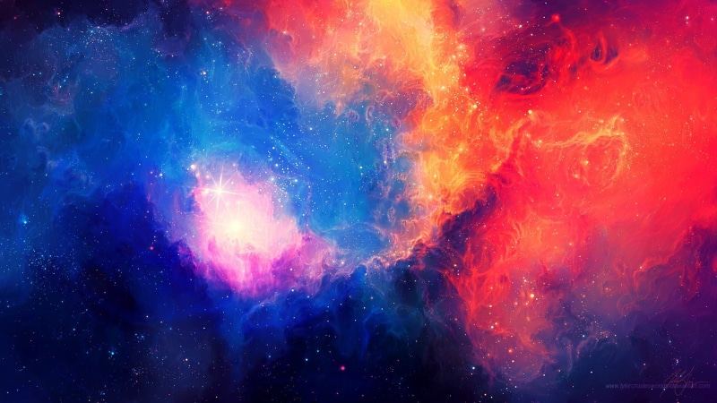 space art, abstract, space, galaxy, colorful, stars, TylerCreatesWorlds, digital art, 1080P, nebula, universe